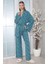 Viskon Desenli Pijama Yakımı 2
