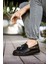 SHO002 Püsküllü Corcik Rst Loafer Verniciata Erkek Klasik Ayakkabı Sıyah 1