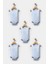Bebek Basic Ribana Bisiklet Yaka 5'li Atlet Body %100 Pamuk 1