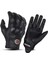 Motosiklet Eldiveni %100 Gerçek Deri Siyah Touch Özellik Unisex Korumalı Motor Eldiveni Nx-7 1