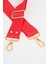 Scarlet Kırmızı Çanta Sapı Ayarlanabilir Gold Detaylı (Polyester) 110 cm G:4 cm 2