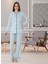 Lohusa Pijama Takımı Mavi - 5072 1