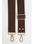 Brown Kahverengi Çanta Sapı Ayarlanabilir Gold Detaylı (Polyester) 110 cm G:4 cm 3