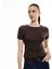Slim Fit Pamuklu Kısa Kollu Bisiklet Yaka Basic Tişört 1