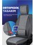 seat Cordoba Uyumlu Yarı Deri Oto Koltuk Kılıfı Ön/arka 5li Anka Set Füme 5