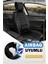 Isuzu D-Max Uyumlu Yarı Deri Oto Koltuk Kılıfı Ön/arka 5li Anka Set Siyah 1