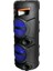 GD-2809 Dijital LED Göstergeli Fm Radyolu Mikrofonlu Rgb Tws Çift 8 Inç Stereo Bass Kablosuz Karaoke Hoparlör 2