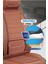 Seat Arona Uyumlu Yarı Deri Oto Koltuk Kılıfı Ön/arka 5li Anka Set Tarçın 4
