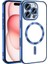 Apple iPhone 16 Pro Max Uyumlu Kılıf Kamera Korumalı Magsafe Wireless Şarj Özellikli Zore Demre Kapak 1