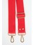 Scarlet Kırmızı Çanta Sapı Ayarlanabilir Gold Detaylı (Polyester) 110 cm G:4 cm 3