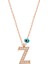 Mulvxeasy EASY02 925 Ayar Nazar Rose Z Harfi Kadın Kolye (T6895) (8585) (Mulvix) 2