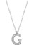 Mulvxeasy EASY02 925 Ayar Rodyum Kaplama G Harfi Kadın Kolye (T6683) (8585) (Mulvix) 2