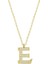 Mulvxeasy EASY02 925 Ayar Gold E Harfi Kadın Kolye (T6611) (8585) (Mulvix) 2