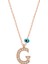 Mulvxeasy EASY02 925 Ayar Nazar Rose G Harfi Kadın Kolye (T6875) (8585) (Mulvix) 2
