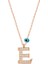 Mulvxeasy EASY02 925 Ayar Nazar Rose E Harfi Kadın Kolye (T6872) (8585) (Mulvix) 2