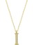 Mulvxeasy EASY02 925 Ayar Gold I Harfi Kadın Kolye (T6615) (8585) (Mulvix) 2