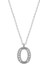 Mulvxeasy EASY02 925 Ayar Rodyum Kaplama O Harfi Kadın Kolye (T6692) (8585) (Mulvix) 2