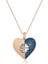 Mulvxeasy EASY02 925 Ayar Rose Kalpli Yonca Kolye (T4280) (8585) (Mulvix) 2