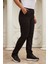 Rahat ve Şık Büyük Beden Kadın Siyah Pantolon Eşofman Altı 1