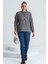 Baskılı Nakış Detaylı Büyük Beden Sweatshirt 4