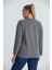 Baskılı Nakış Detaylı Büyük Beden Sweatshirt 5