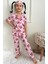 Pjkö Minnie Mause Desen Pembe Kısa Kollu Önden Düğmeli Kız Çocuk Pijama Takımı 4-12 Yaş 538K-P 1
