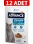 Morina Balıklı Kısırlaştırılmış Kedi Yaş Mama 85gr 12 Adet Advance Sterilised Codfish Kedi Pouch 1
