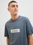 Jack Jones Jorsplıt Aop Brandıng Tee Ss Crew Pls Erkek Antrasit Büyük Beden Tshirt 12278577-16 4