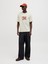 Jack Jones Jorsplıt Aop Brandıng Tee Ss Crew Neck Erkek Bej Tshirt 12272993-06 2