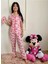 Pjkö Barbie Desenli Pembe Kısa Kollu Önden Düğmeli Kız Çocuk Pijama Takımı 4-12 Yaş 592K 1