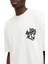 Erkek Baskılı Oversize T-Shirt - Beyaz 3