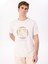 Bisiklet Yaka Baskılı Kırık Beyaz Erkek T-Shirt J5SM-TST7342 1