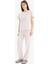 Regular Fit Pijama Takımı Kısa Kollu Üst Esnek Belli Uzun Alt-Fall in Love E5820AX25SP 3