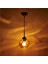 Lighting Arrakis Tekli Modern Sarkıt Avize - Eskitme / Bal 3