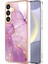 Samsung Galaxy S25+ Için Mermer Desenli Telefon Kılıfı, Pc + Tpu Koruma Pembe (Yurt Dışından) 1