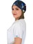 Unisex Lacivert Çiçekli Desenli Cerrahi Bone Doktor Hemşire Saç Bone 2