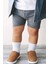 Bistyle Basic Kaymaz Penye Soket Çorap 3'lü BS10106 Nil Ekru Bej 5