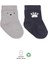 Nessiworld Bistyle Bear Penye Soket Çorap 2'li BS10116 Gri 1