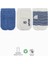 Nessiworld Bistyle Puanlı Kaymaz Penye Soket Çorap 3'lü BS10108 Indigo 1