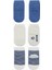 Nessiworld Bistyle Puanlı Kaymaz Penye Soket Çorap 3'lü BS10108 Indigo 2