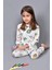 Kendin Boya Çocuk Pijama Takımı Baskılı 6 Renk Kalem Hediye Yıkayınca Çıkar 1