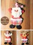 3 Adet Yılbaşı Çam Ağacı Süsü Peluş Tekstil Örme Orta Boy 17 cm x 11 cm 4