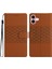 iPhone 16 Plus Eşkenar Dörtgen Deri Yatay Çevirmeli Telefon Kapağı (Yurt Dışından) 1