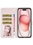 iPhone 16 Plus Pu Deri Cüzdan Katlanır Stand Glitter Telefon Kapağı (Yurt Dışından) 3