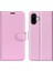 iPhone 16 Plus Litchi Dokulu Deri Telefon Kılıfı (Yurt Dışından) 1
