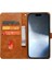 iPhone 16 Pro Max Buzağı Dokulu Deri Standlı Kitap Stili Telefon Kapağı (Yurt Dışından) 2