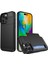 iPhone 16 Pro Max Pc+Tpu Telefon Arka Kapağı ve Sürgülü Kart Tutucu (Yurt Dışından) 1