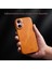 iPhone 16 Plus Buzağı Dokusu Pu Deri Sert Pc Koruyucu Telefon Kapağı (Yurt Dışından) 5