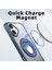 iPhone 16 Magsafe Döner Destek Standı Tpu+Pc Şeffaf Arka Telefon Kapağı ile Uyumlu (Yurt Dışından) 2