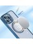 iPhone 16 Pro Max Manyetik Bling Yapay Temizle Tpu + Pc Telefon Kapağı (Yurt Dışından) 2